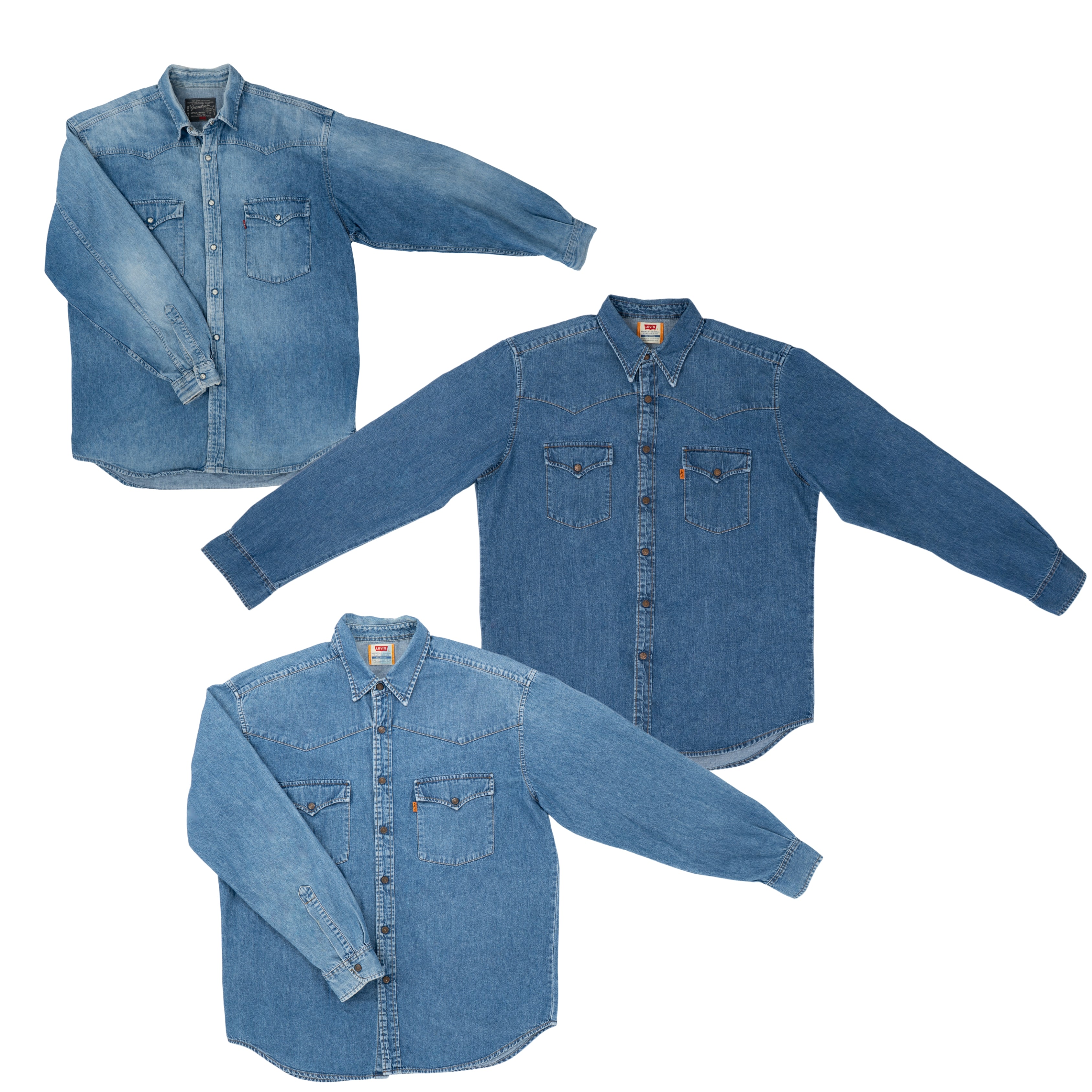 Kilo Pack de CAMISAS VAQUERAS de MULTIMARCA