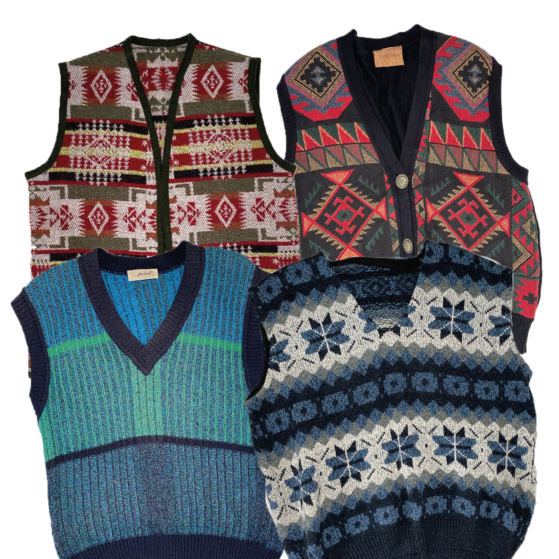 VINTAGE KNITTED VESTS PACK