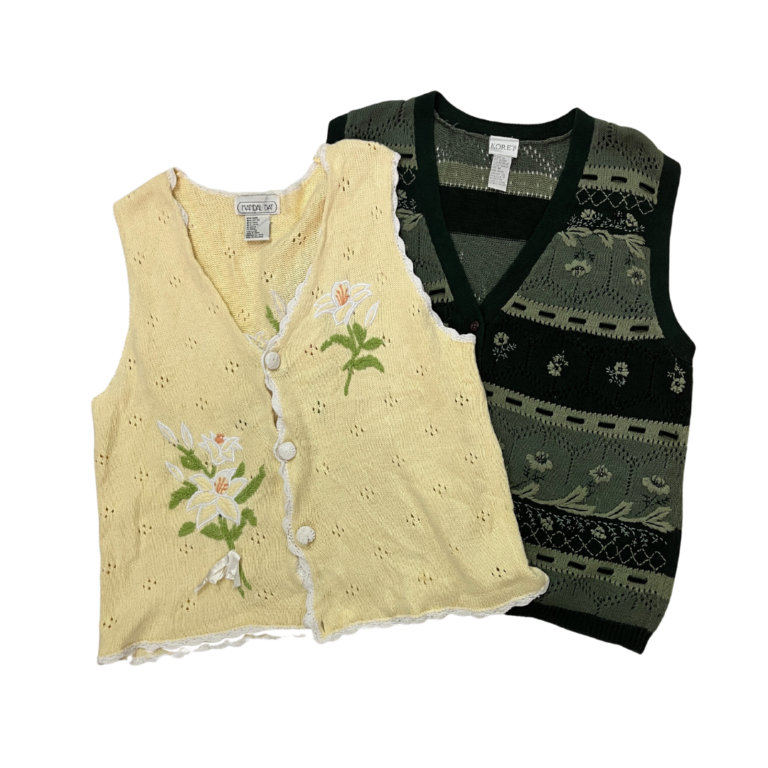 VINTAGE KNITTED VESTS PACK