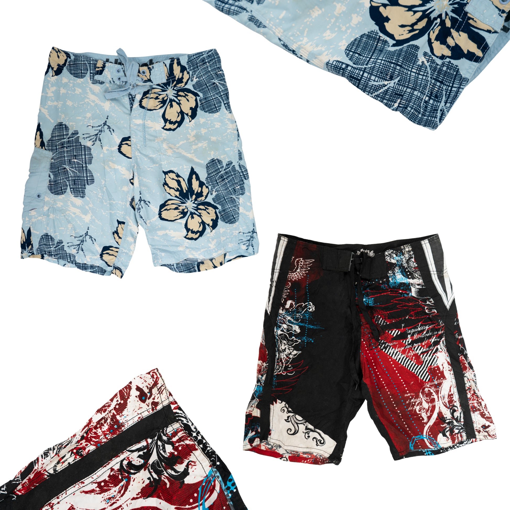 Pack von Badeanzügen Vintage/Hawainos für die Uni