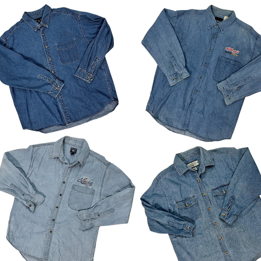 Kilo Pack de CAMISAS VAQUERAS Vintage