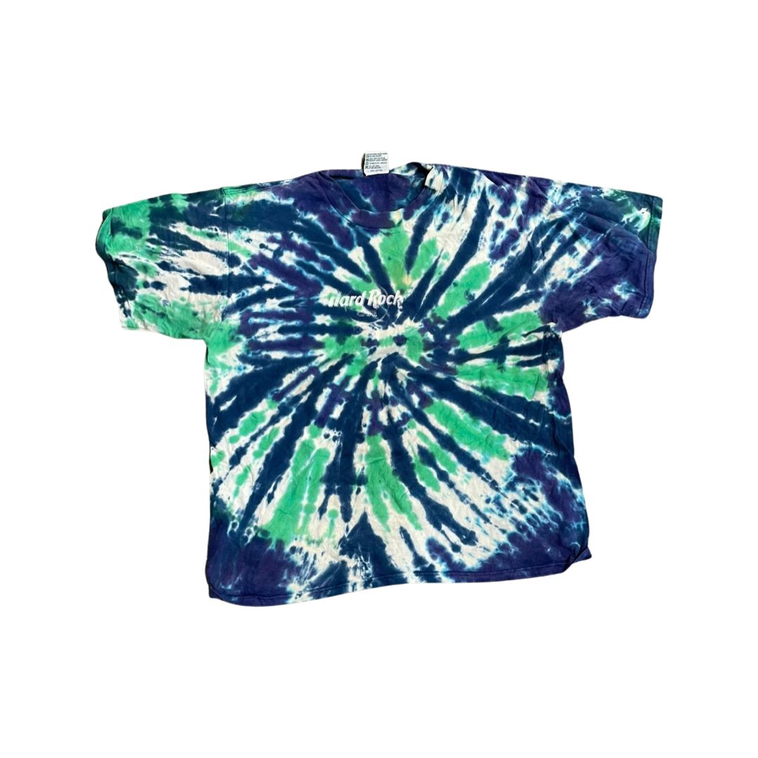 Packen Sie Tie-Dye-T-Shirts für einen Tag ein