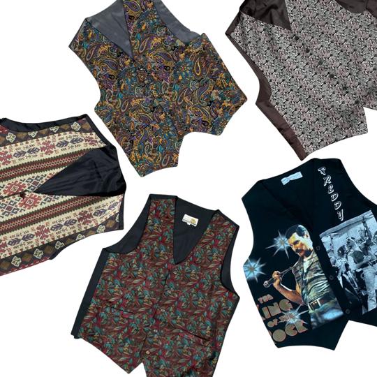 Pack de CHALECOS DE VESTIR vintage