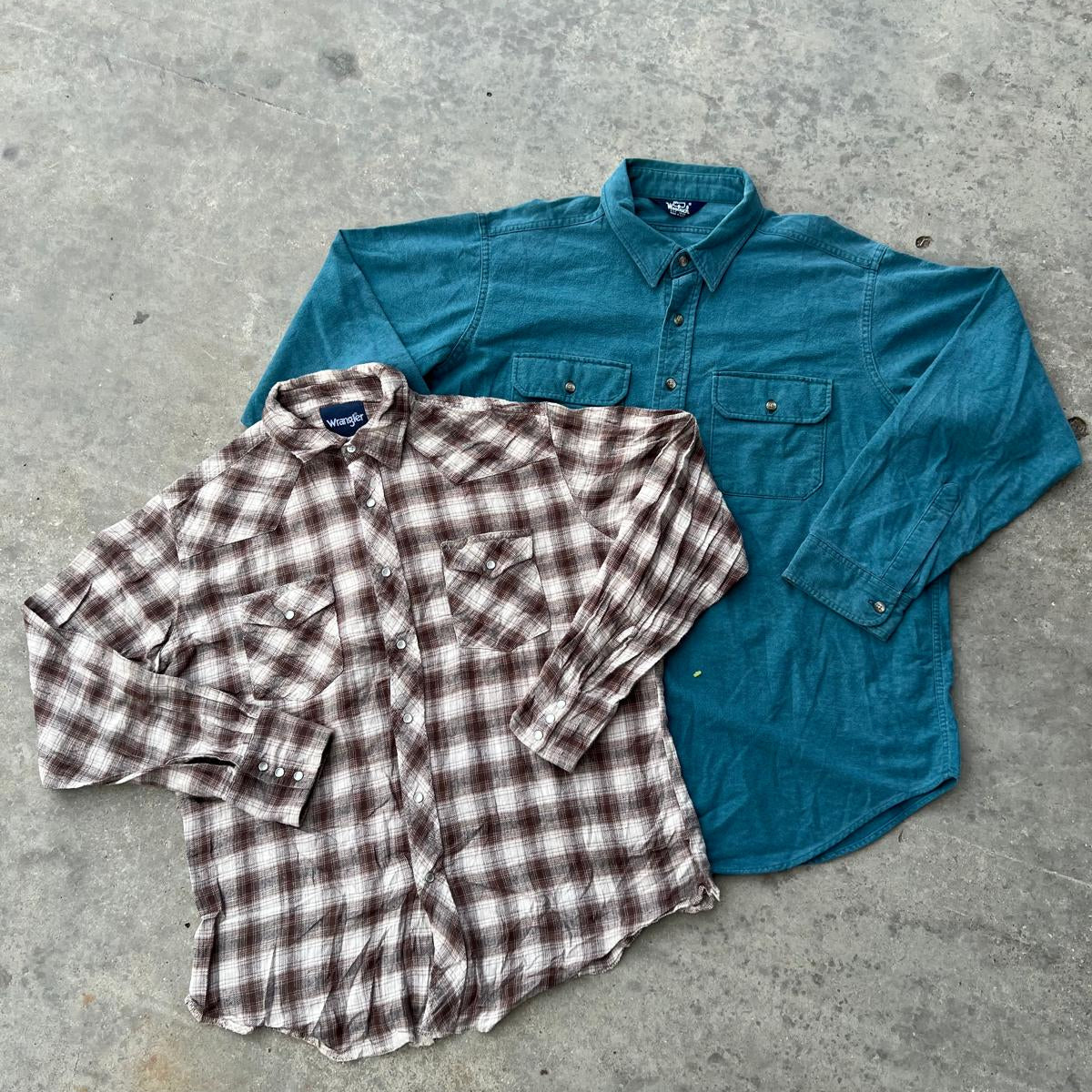 BRANDED FLANNEL AND CORDUROY SHIRT KILO PACK