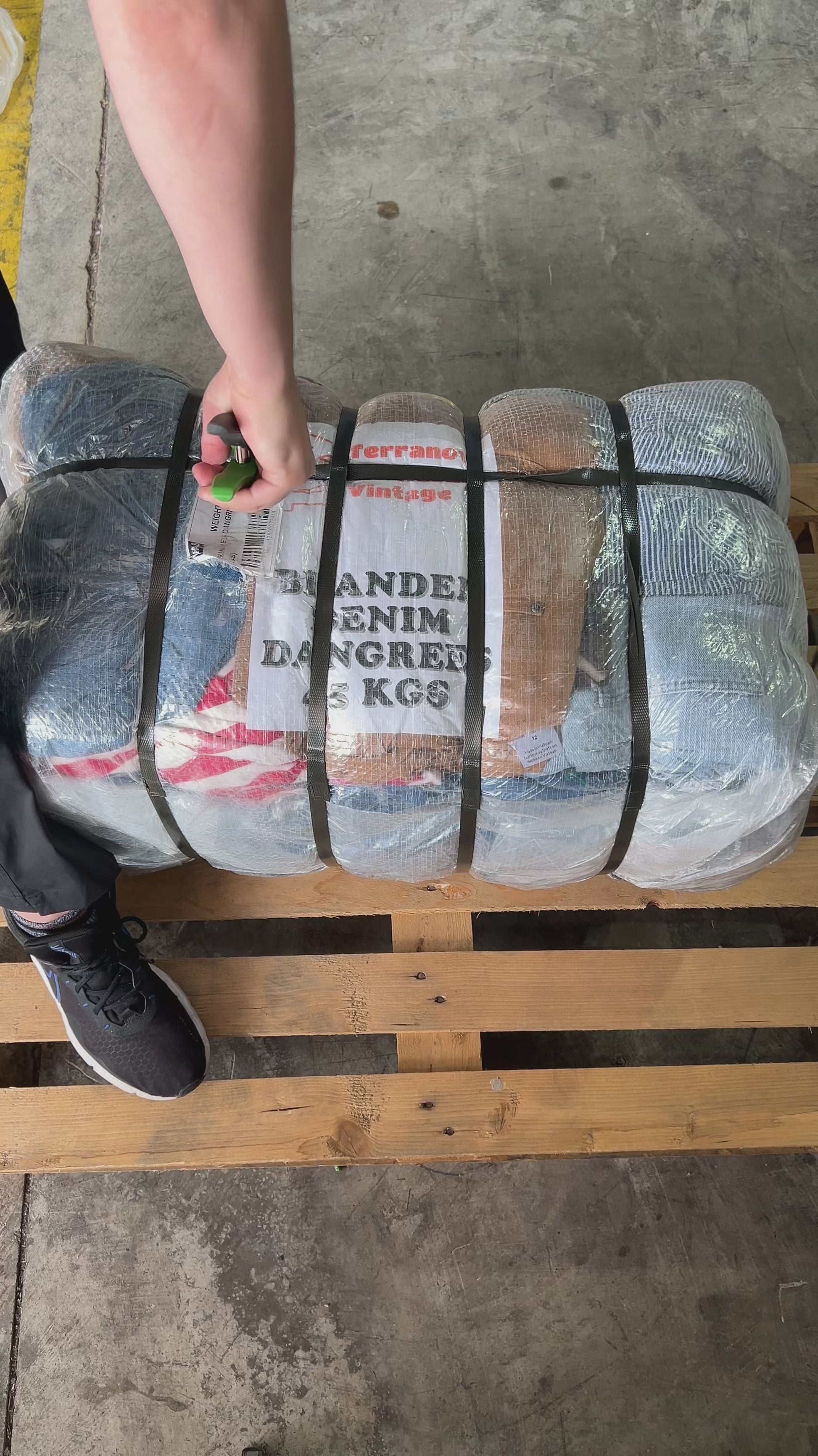 BALE BRANDED DENIM OVERALLS