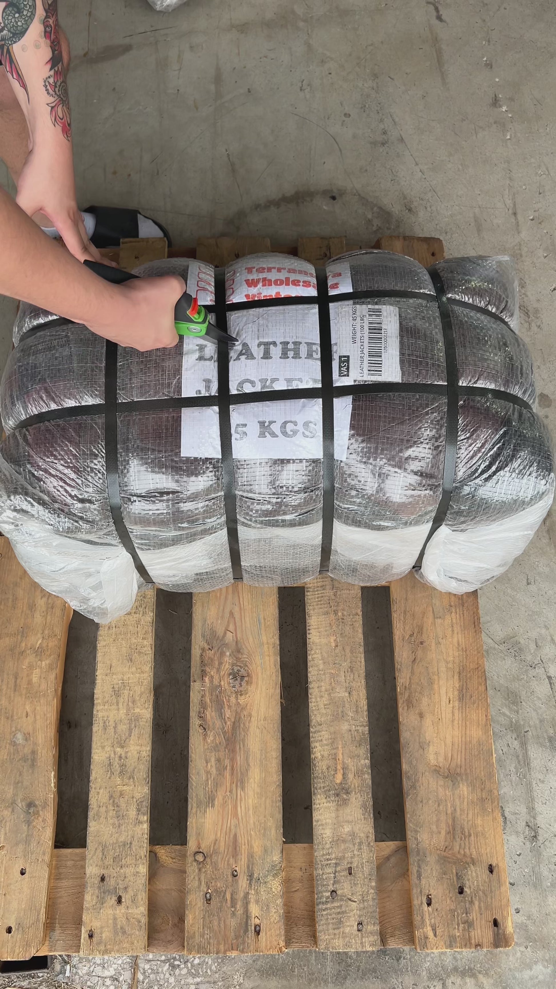 BALA 45 KG CHAQUETAS DE CUERO Mischung